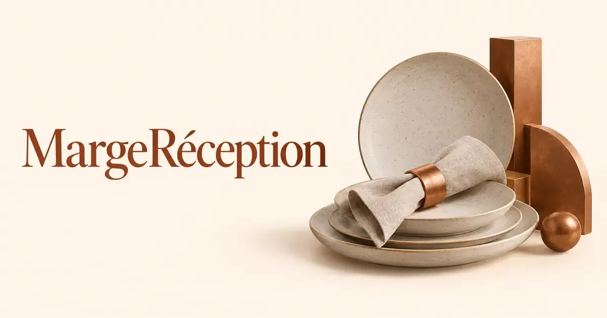 MargeRéception, illustration de marque